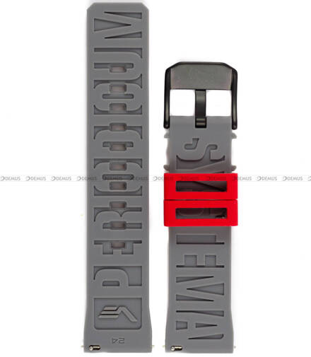 Pasek silikonowy do zegarka Vostok Europe Systema Periodicum VK67-650E721 - 24 mm