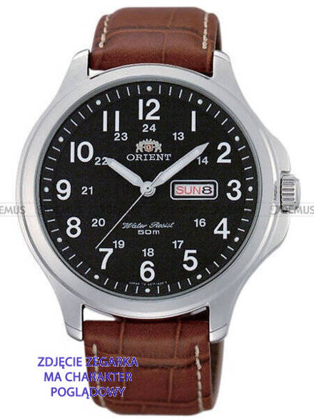 Pasek skórzany do zegarka Orient FUG17002B3, FUG17002W3 - UDCJVST - 20 mm