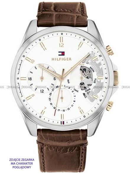 Pasek skórzany do zegarka Tommy Hilfiger 1710450 - 22 mm