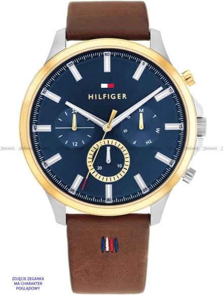 Pasek skórzany do zegarka Tommy Hilfiger 1710496 - 21 mm