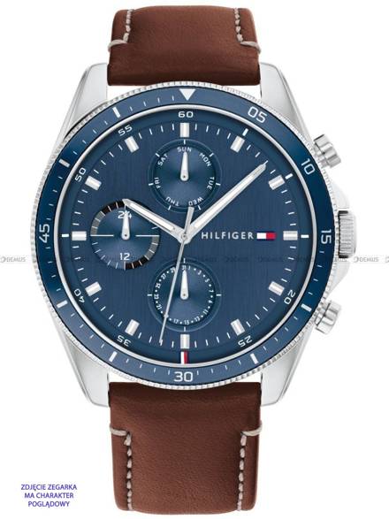 Pasek skórzany do zegarka Tommy Hilfiger 1791837 - 22 mm