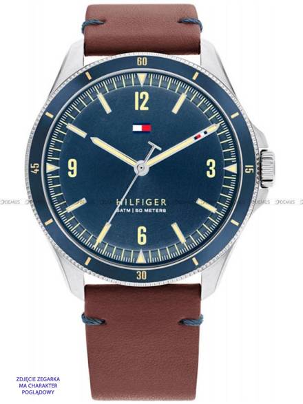 Pasek skórzany do zegarka Tommy Hilfiger 1791905 - 21 mm